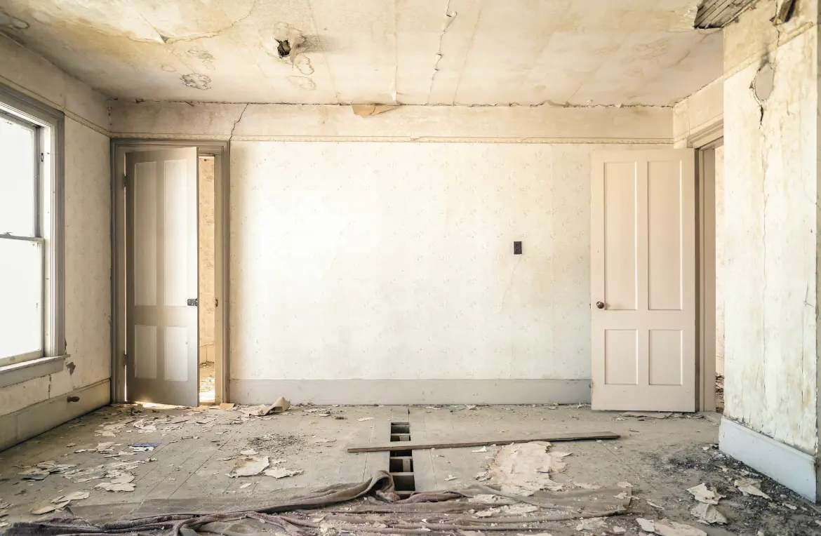 Waste disposal crew managing a cleanout project in East Rutherford